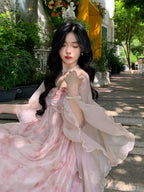 Enchanted Garden Fairy Pink Dress