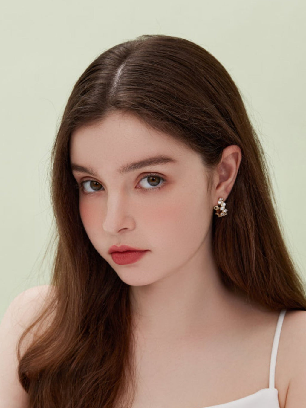 Dazzling Crystal Hoop Earrings