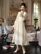 Enchanted Ivory Vintage Lace Dress