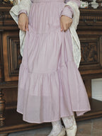 Lavender Dreams Retro Maxi Dress