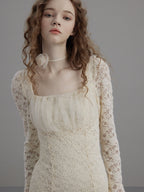 Romantic Lace Long Sleeve Dress