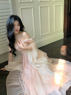 Blush Blossom Fairycore Dress