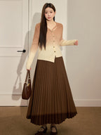 Fairycore Gradient Brown Cardigan
