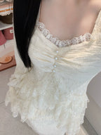 Ethereal Lace Sequin Dream Dress