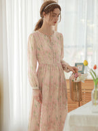 Pastel Dream Tencel Floral Dress