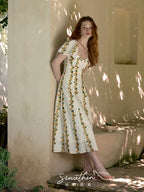 Daisy's Summer Cottage Floral Dress