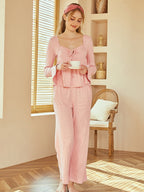 Blush Dream Long-Sleeve Loungewear Set