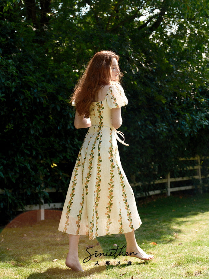 Daisy's Summer Cottage Floral Dress