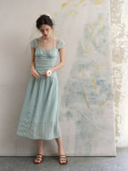 Chloe's Mint Blossom Summer Dress