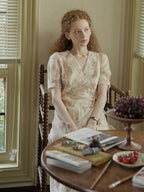 Butterfly Whispers Wrap Dress