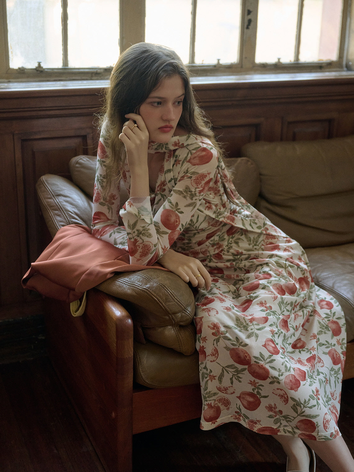 Enchanted Pomegranate Garden Dress