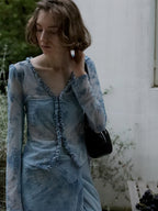 Ethereal Flora Wrap Skirt