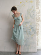 Chloe's Mint Blossom Summer Dress