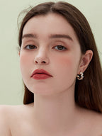 Dazzling Crystal Hoop Earrings