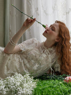 Ivory Lace Garden Fairy Blouse