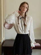 Whimsical Garden Embroidered Blouse