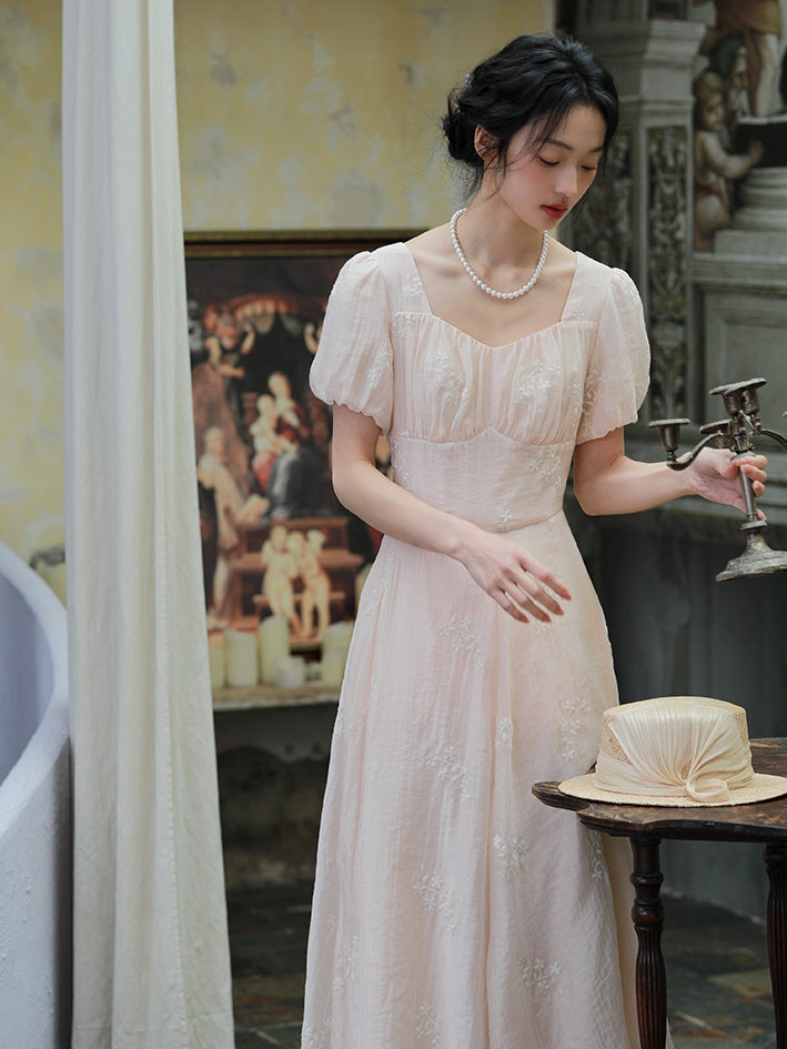 Charlotte's Vintage Charm Pink Dress