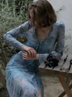 Ethereal Flora Wrap Skirt