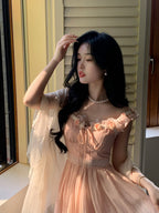 Blush Blossom Fairycore Dress