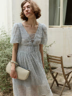 Ethereal Blue-Grey Fairy Dress