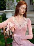 Lace Melody Knitted Dress