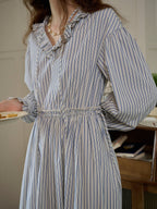 Blue Striped Prairie Day Dress