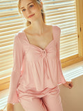 Blush Dream Long-Sleeve Loungewear Set
