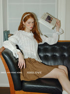 Vintage Daisy Embroidered Cotton Blouse