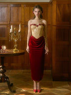 Royal Rose Gold Princess Dress