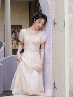 Charlotte's Vintage Charm Pink Dress
