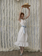 Eliza's Vintage Whimsy Ribbon Dress
