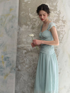 Chloe's Mint Blossom Summer Dress