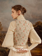 Rosalie Embroidered Corset Vest
