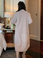 Romantic Velvet Winter Robe