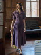 Classic Elegance Pleated Dress