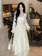 Ethereal Lace Sequin Dream Dress