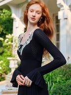 Lace Melody Knitted Dress