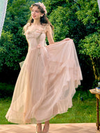 Royal Princess Pink Aesthetic Dress