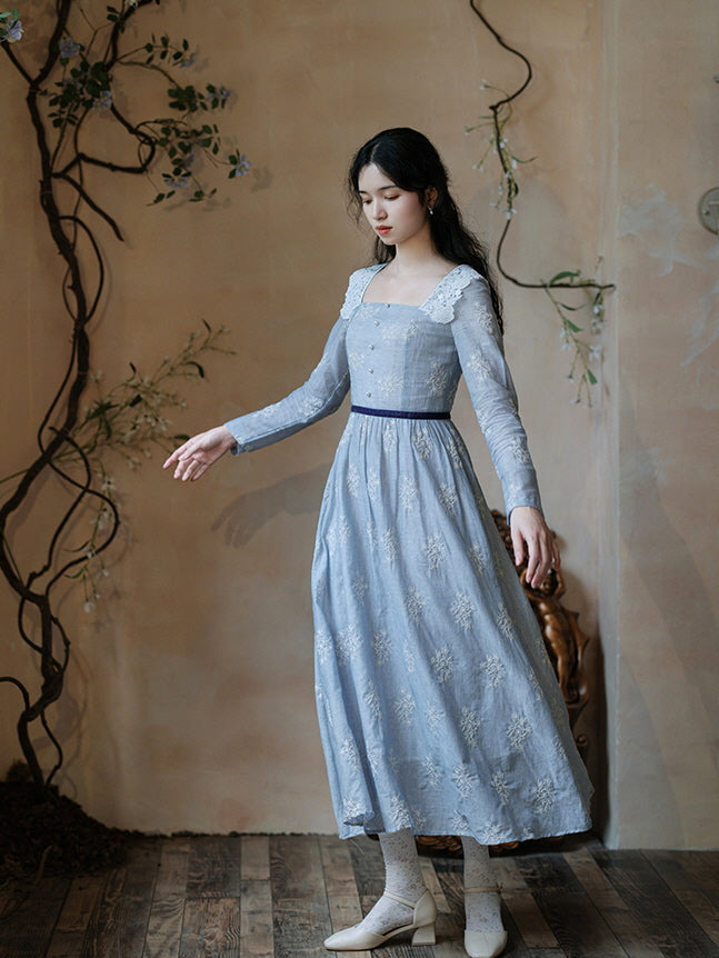 Blue Belle Vintage Lace Dress