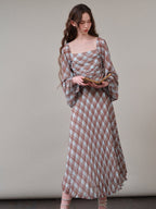 Autumn Plaid Retro Maxi Dress