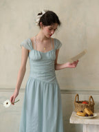 Chloe's Mint Blossom Summer Dress