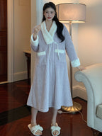 Cozy Velvet Winter Robe