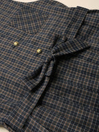 Plaid Vintage-Inspired Belted Dress