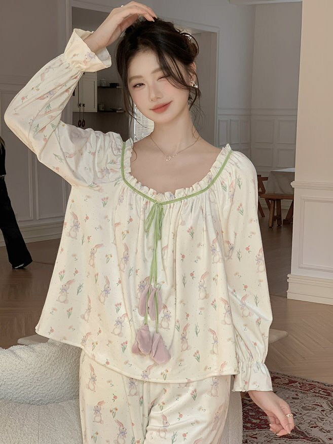 Velvet Bunny Dream Pajama Set