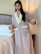 Cozy Velvet Winter Robe