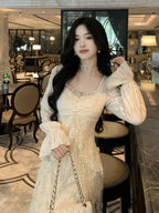 Ethereal Lace Sequin Dream Dress