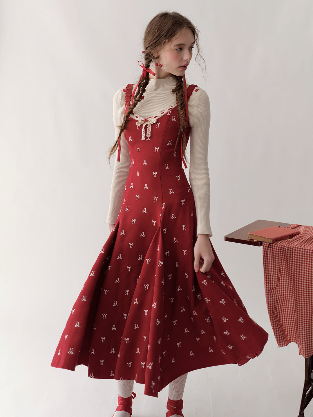 Cherry Blossom Vintage Bow Dress