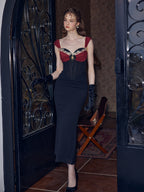 Elegant Vintage Princess Black Party Dress