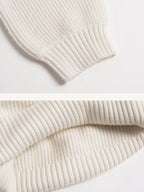 Vintage Lace Collar Knit Sweater