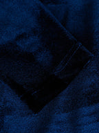 Midnight Elegance Velvet Wrap Dress